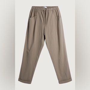 OAK + FORT Textured Cotton Pants